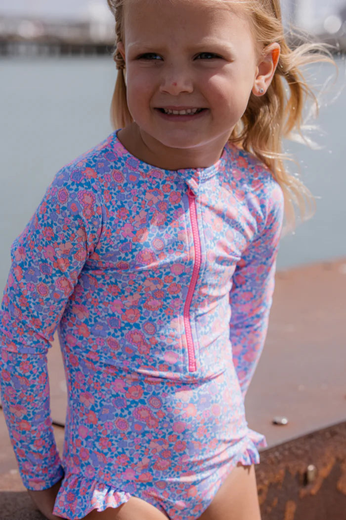 Pretty Posy LS Swimsuit