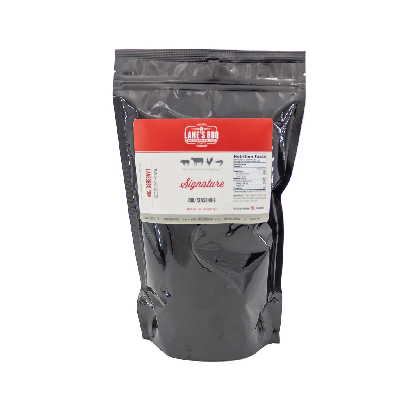 907g Signature rub bag