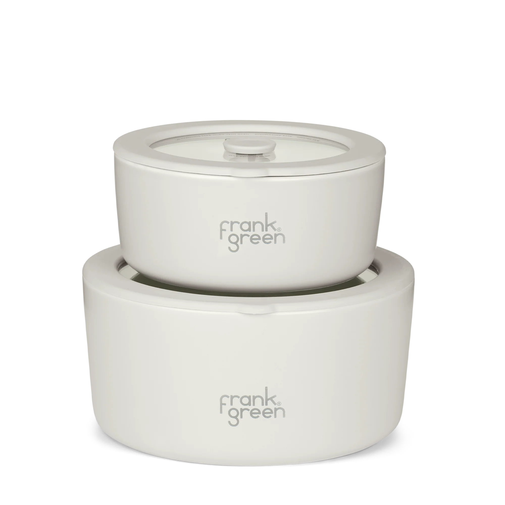Frank Green X Porcelain Bowls with Glass Lids (2 Pack)