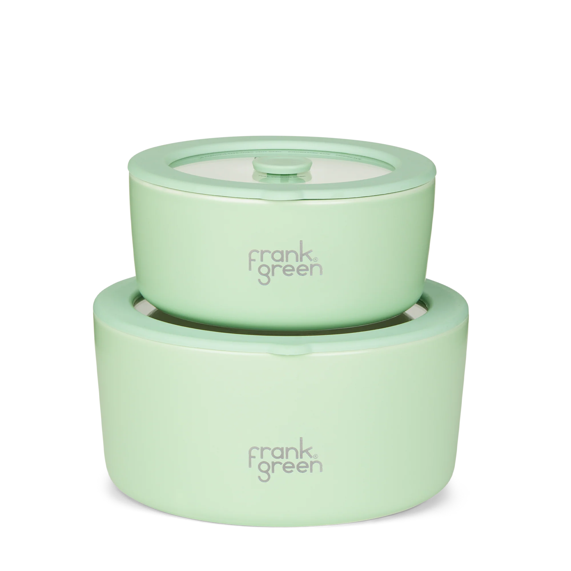 Frank Green X Porcelain Bowls with Glass Lids (2 Pack)