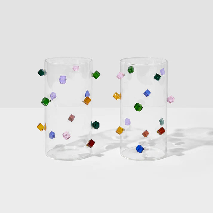 Jewel Highball Glasses (2 pack)