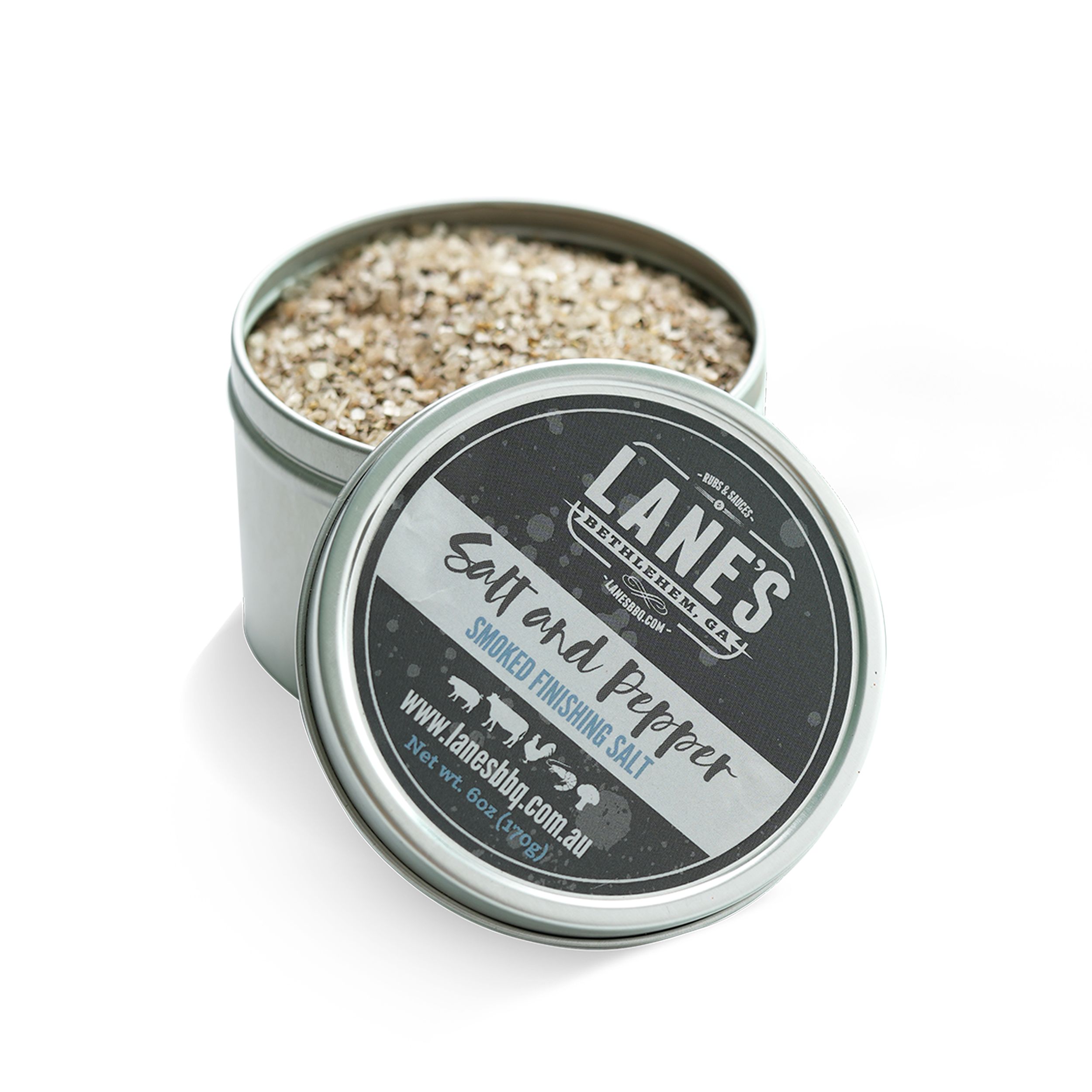 Salt and Pepper Smoked Finishing Salt