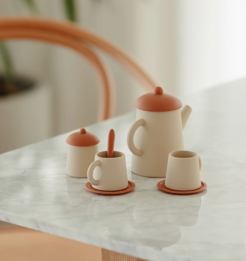 Kids Tea Time Set - Ochre