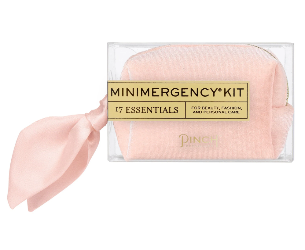 Velvet Scarf Minimergency Kit - Blush