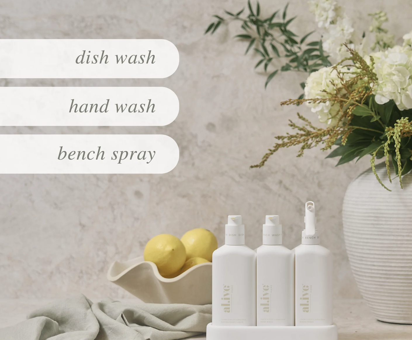 Kitchen Trio - Lemon Myrtle & Honeydew