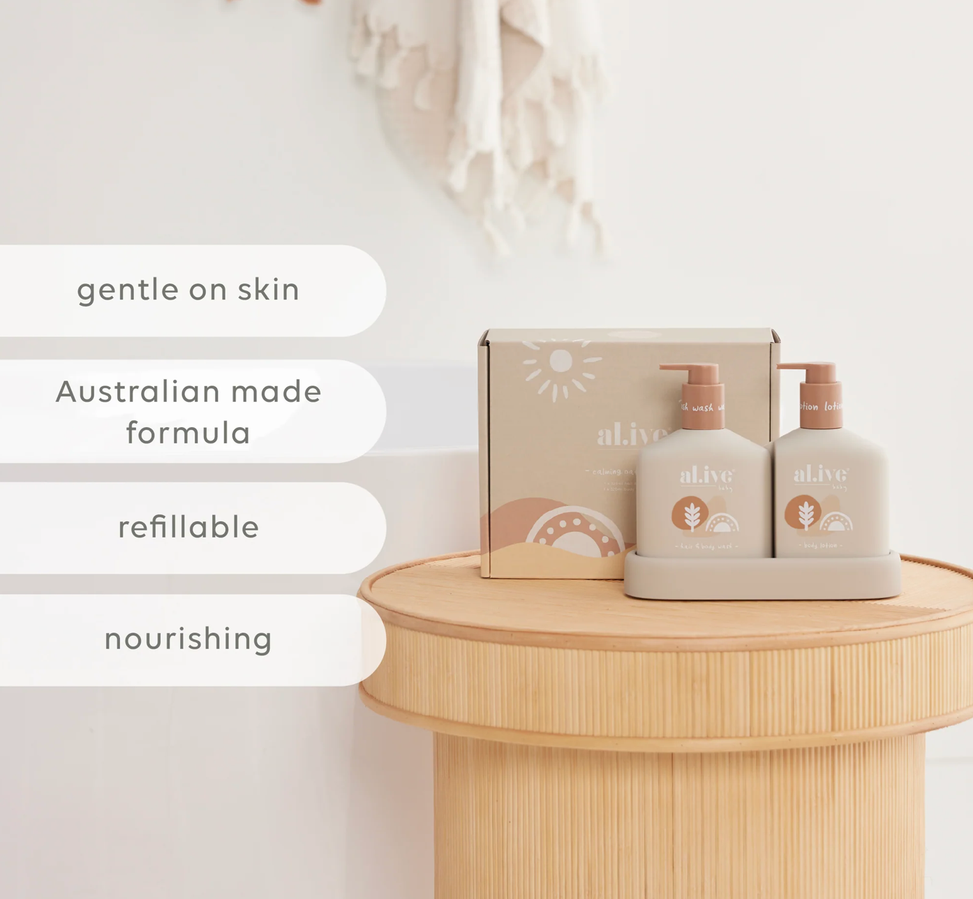Baby Hair & Body Duo - Calming Oatmeal