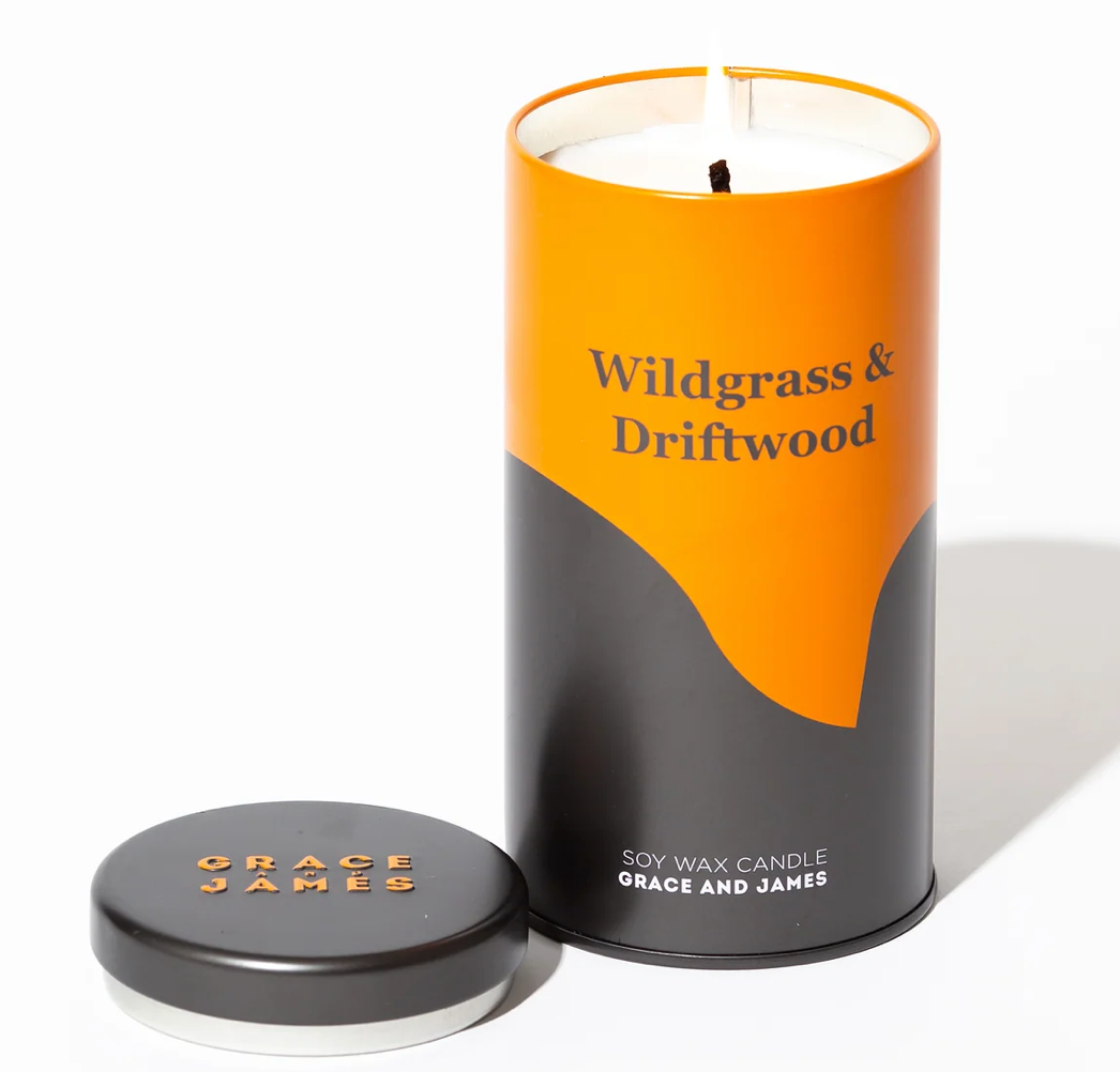 Wildgrass & Driftwood 70 Hour Candle