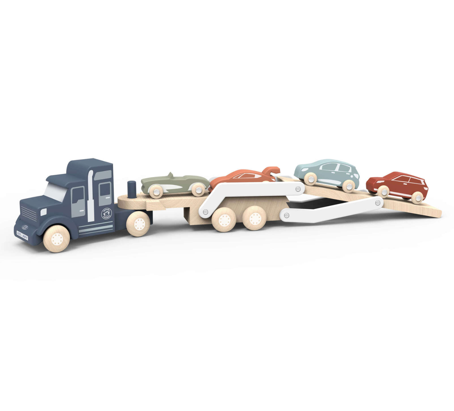 Wooden Car Transporter Truck