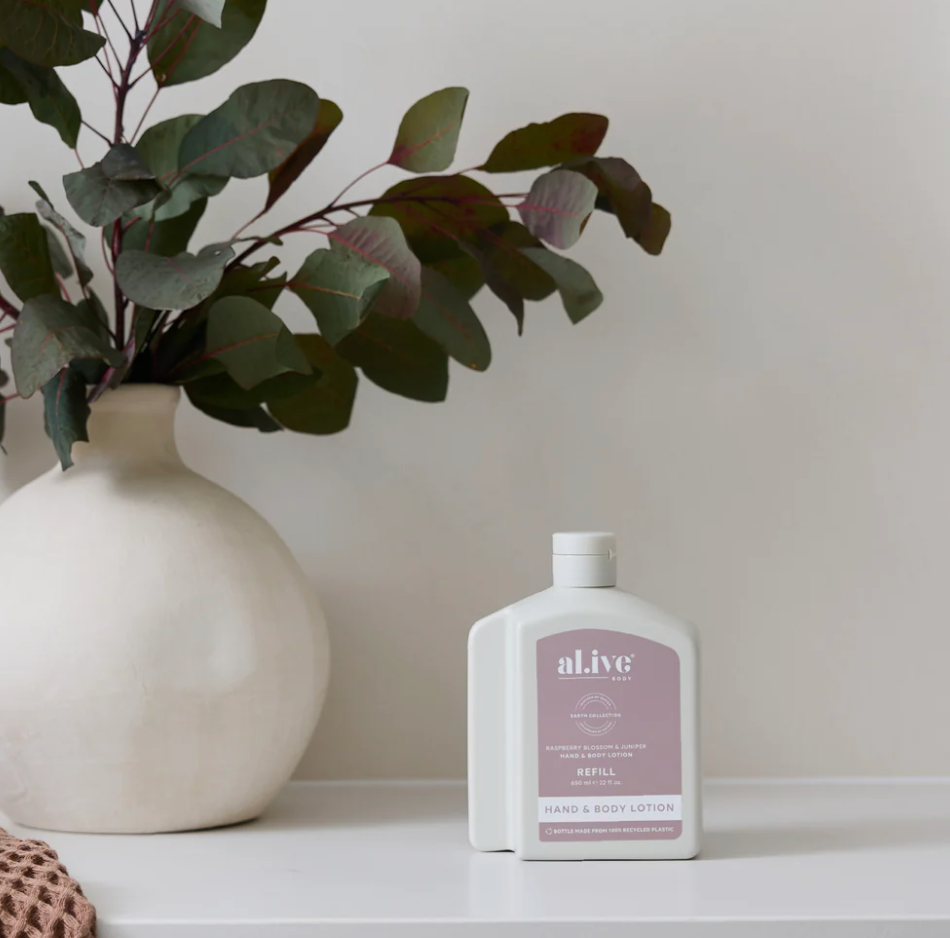 650ml Lotion Refill - Raspberry Blossom & Juniper
