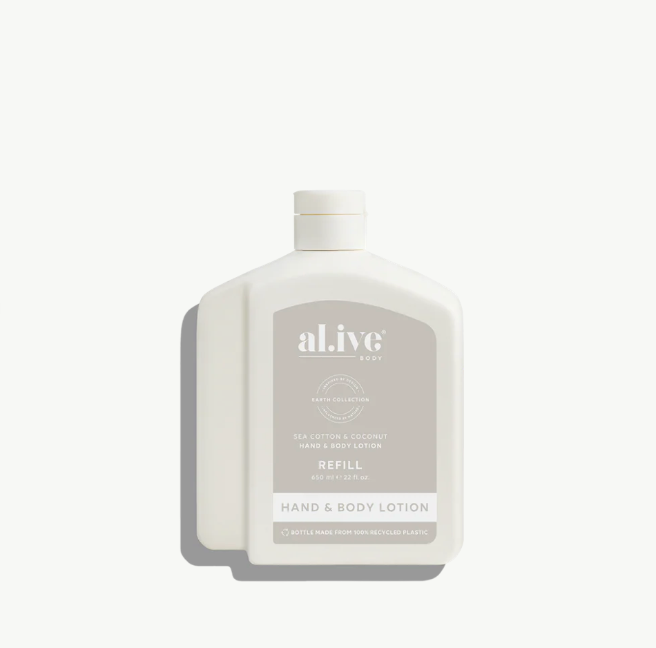 650ml Lotion Refill - Sea Cotton & Coconut
