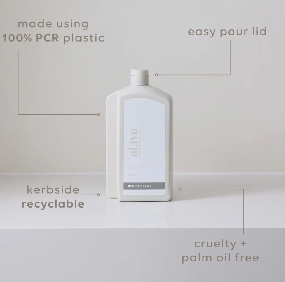 1 L Bench Spray Refill - Lemon Myrtle & Honeydew
