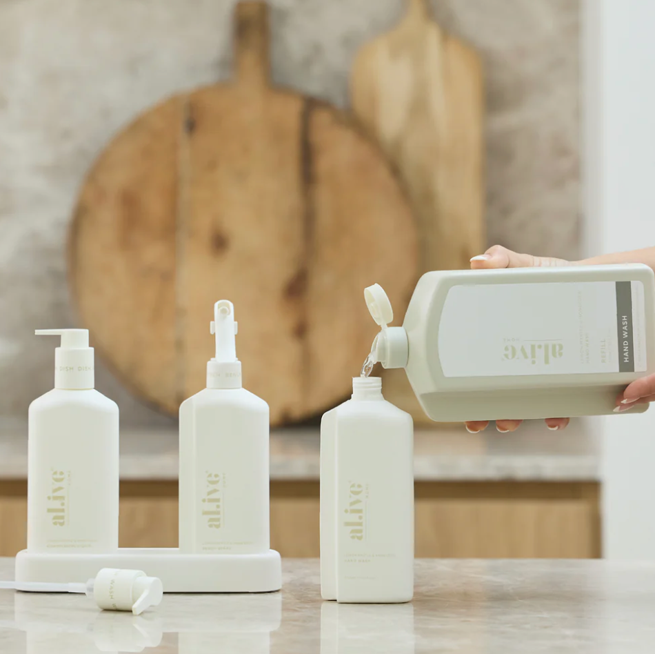 1 L Hand Wash Refill - Lemon Myrtle & Honeydew