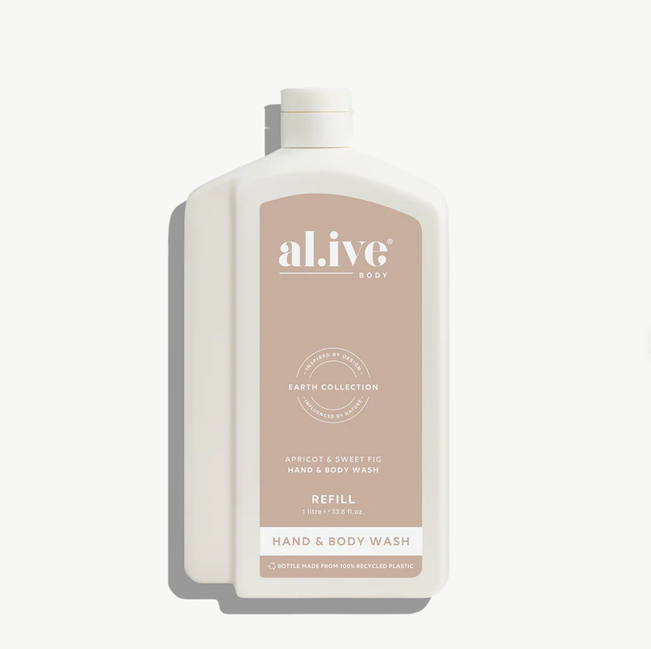 1 L Wash Refill - Apricot & Sweet Fig