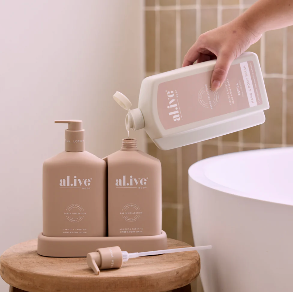1 L Wash Refill - Apricot & Sweet Fig