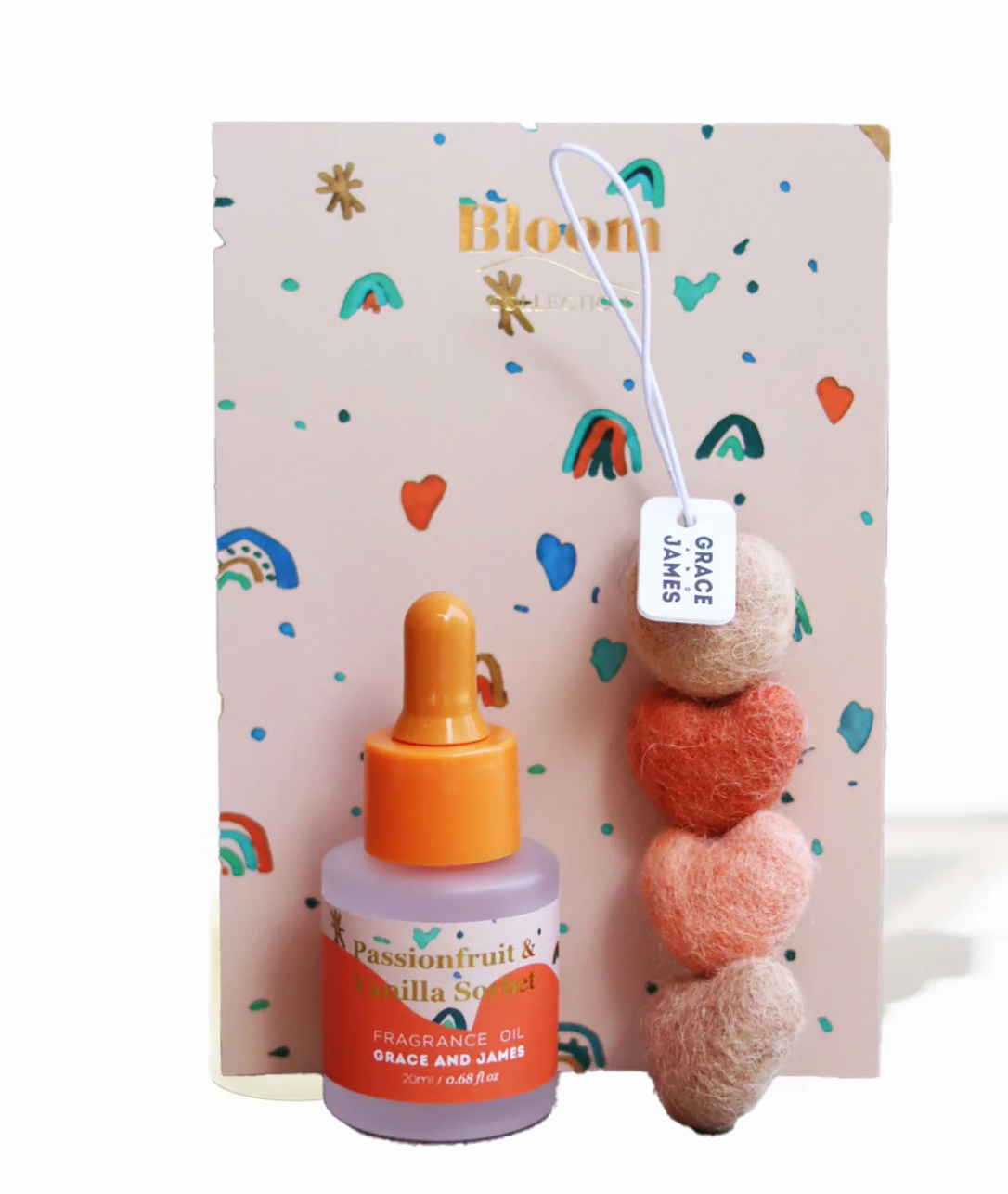 Passionfruit & Vanilla Sorbet Heart Felt Air Freshener