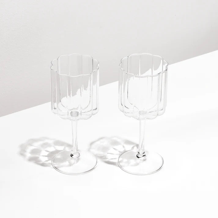 Wave Wine Glass (2 pack)
