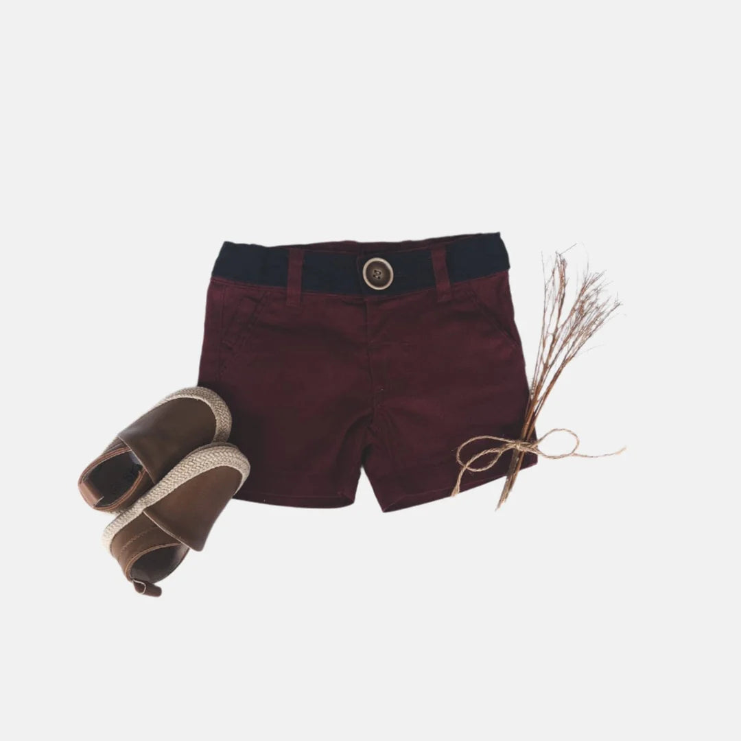 Baby Boys Oscar Shorts - Red