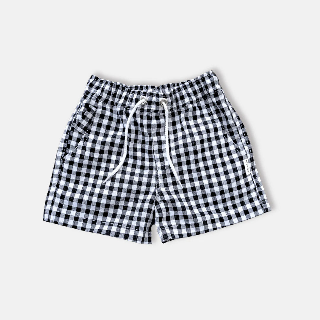 Boys Sonny Shorts - Navy Check