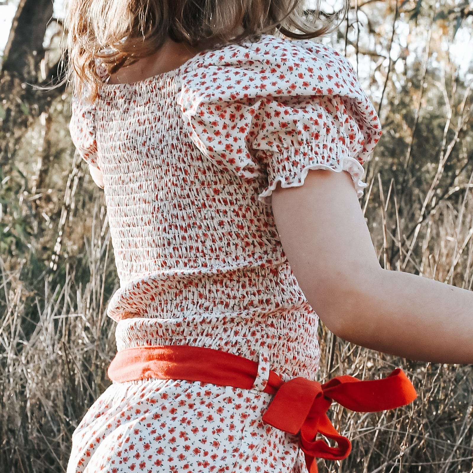 Girls Tilly Playsuit - Petite Poppy