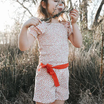 Girls Tilly Playsuit - Petite Poppy