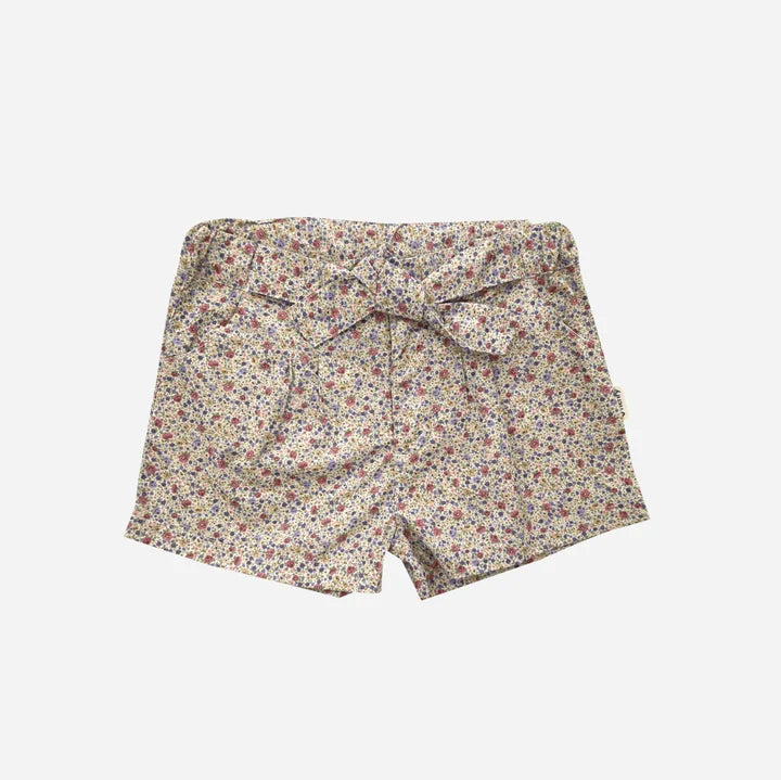 Girls Tie Waist Shorts - Fairyfloss Sunset