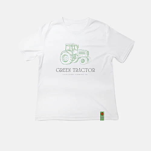 Boys Green Tractor Shirt