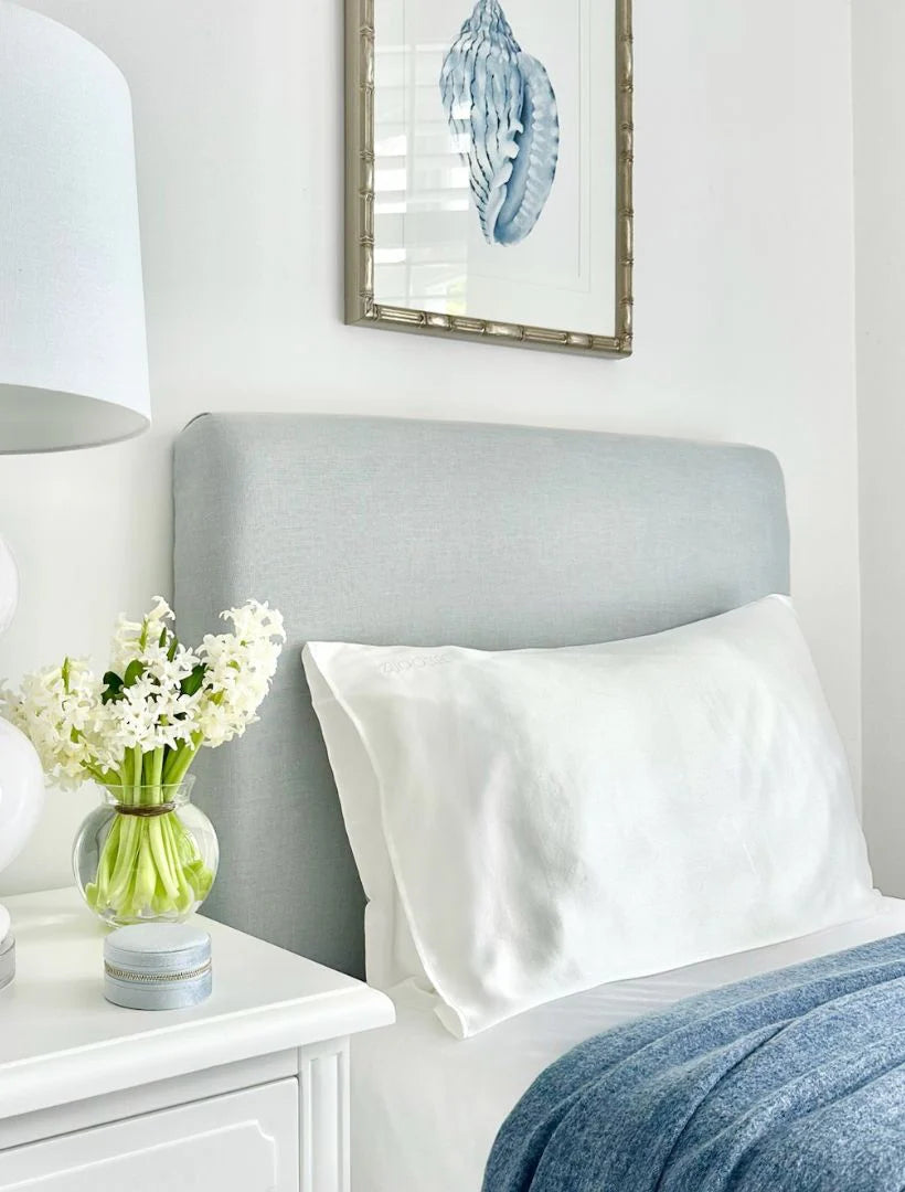 Silk Pillow Case - White