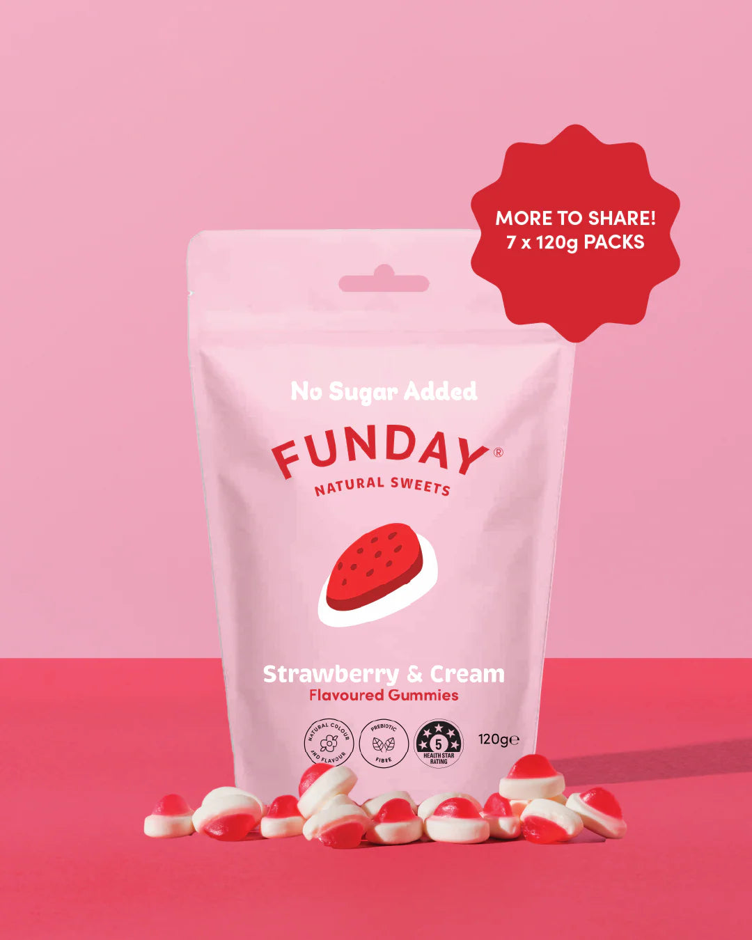 FUNDAY NATURAL SWEETS - FAVES 120g