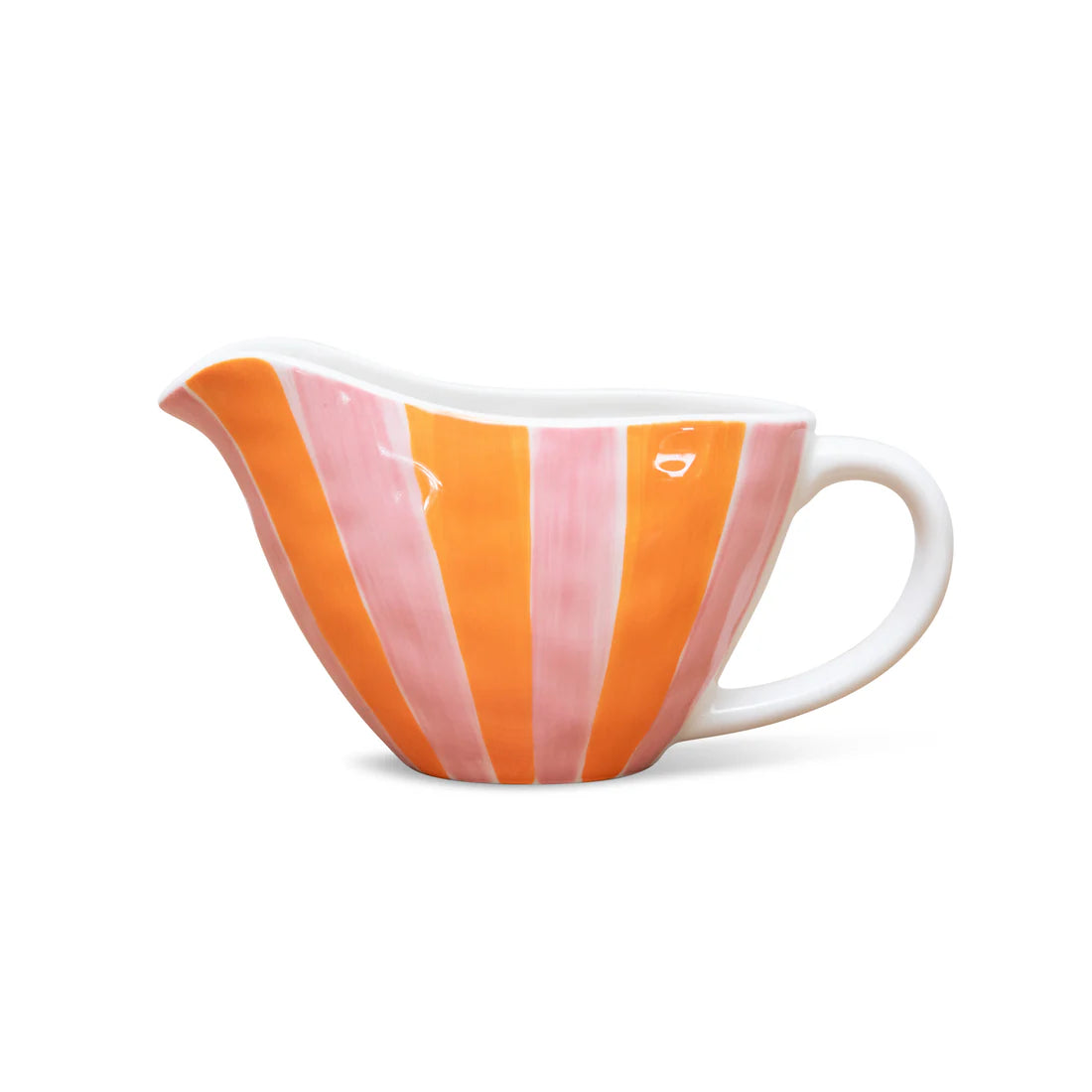 Gravy Boat - Pink & Orange