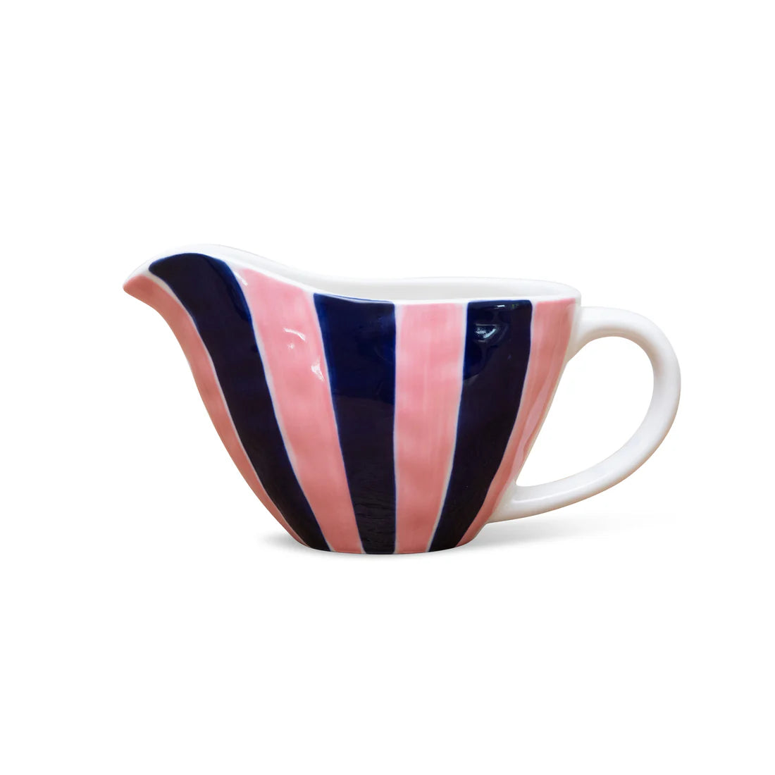 Gravy Boat - Pink & Navy