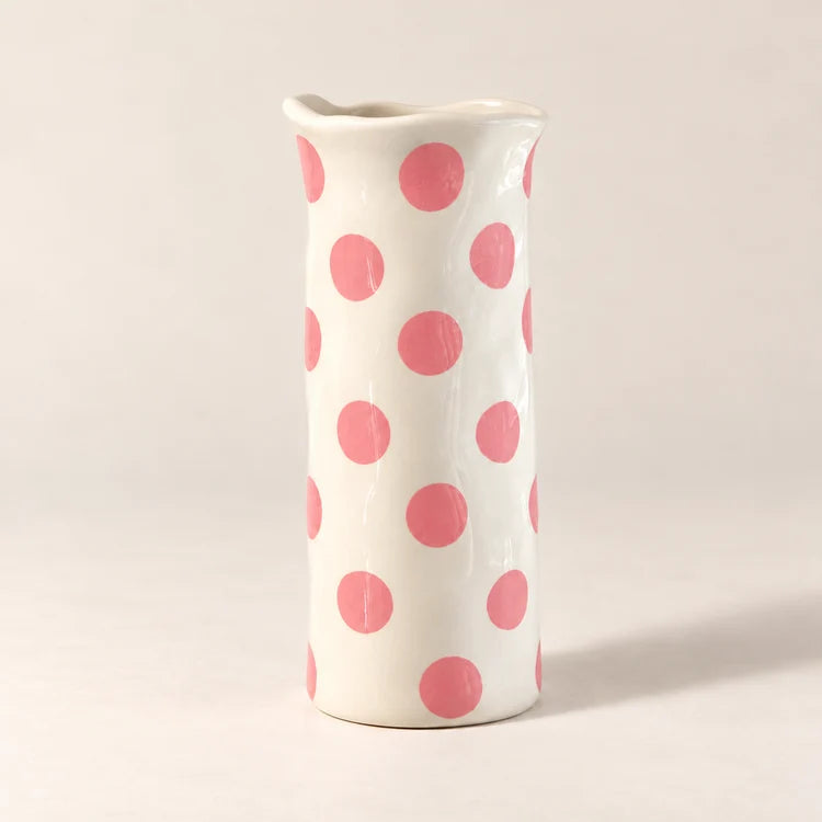 Medium Vase - Pink Spot