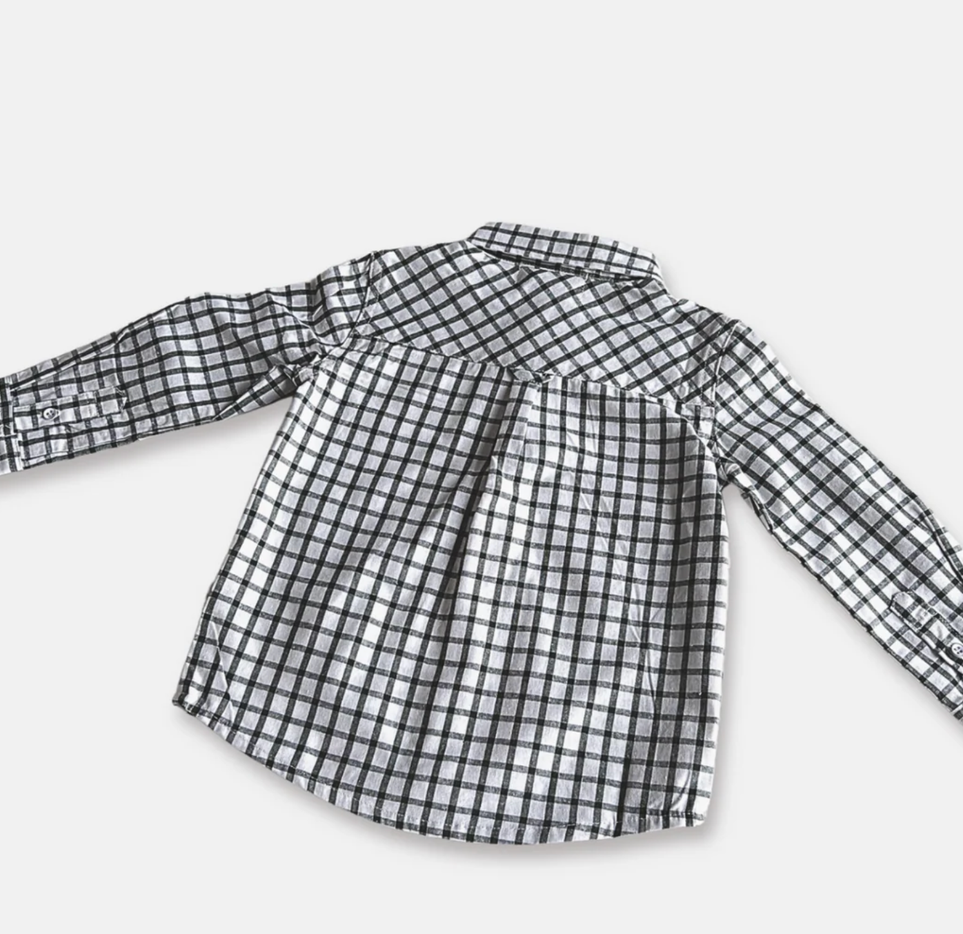 Boys Oxford Dress Shirt - Green Check