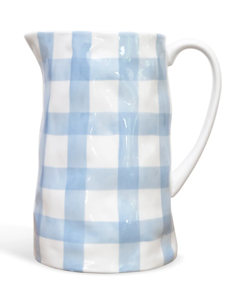 Medium Jug - CornflowerBlue Gingham