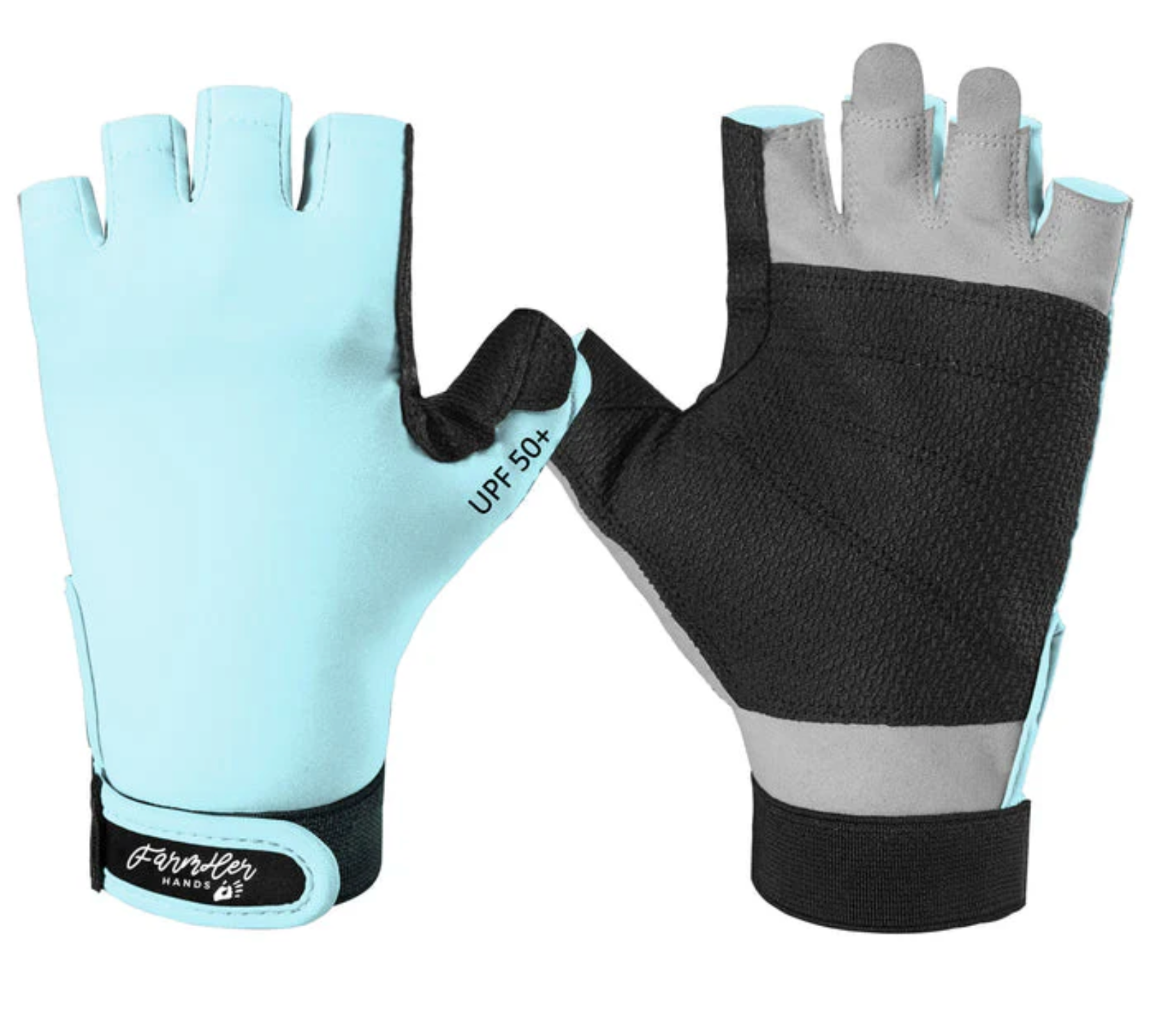 Farm Her UPF50+ Gloves - Dusty Blue
