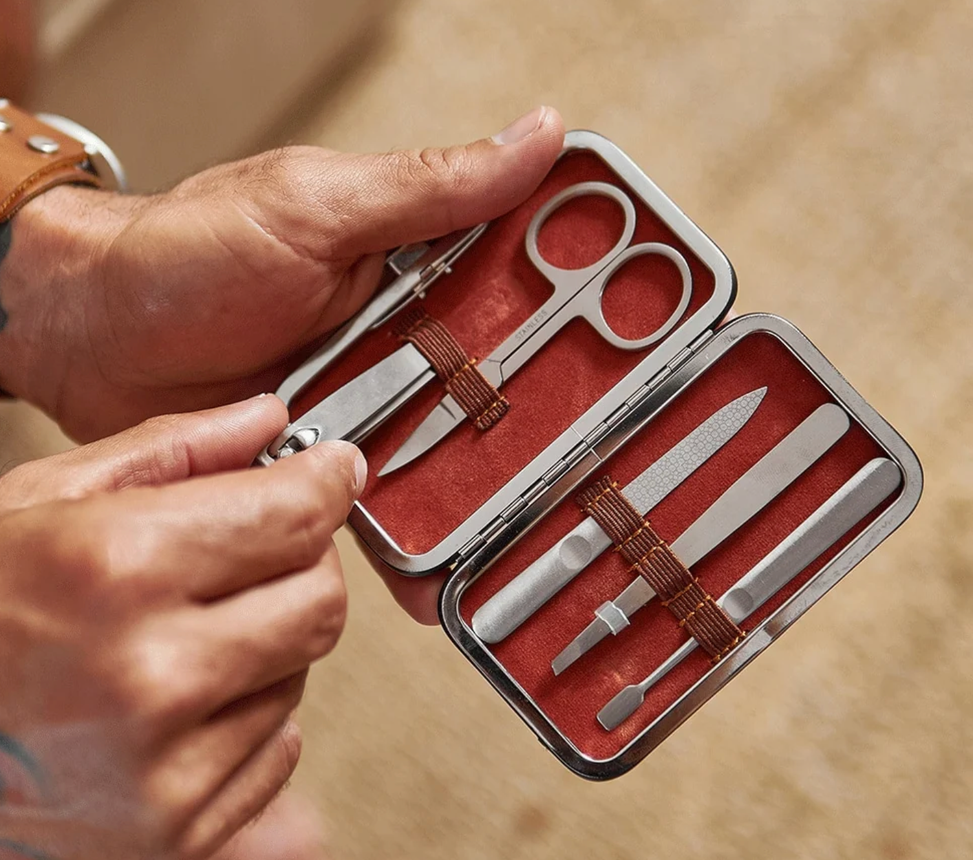 Gentleman’s Travel Manicure Set