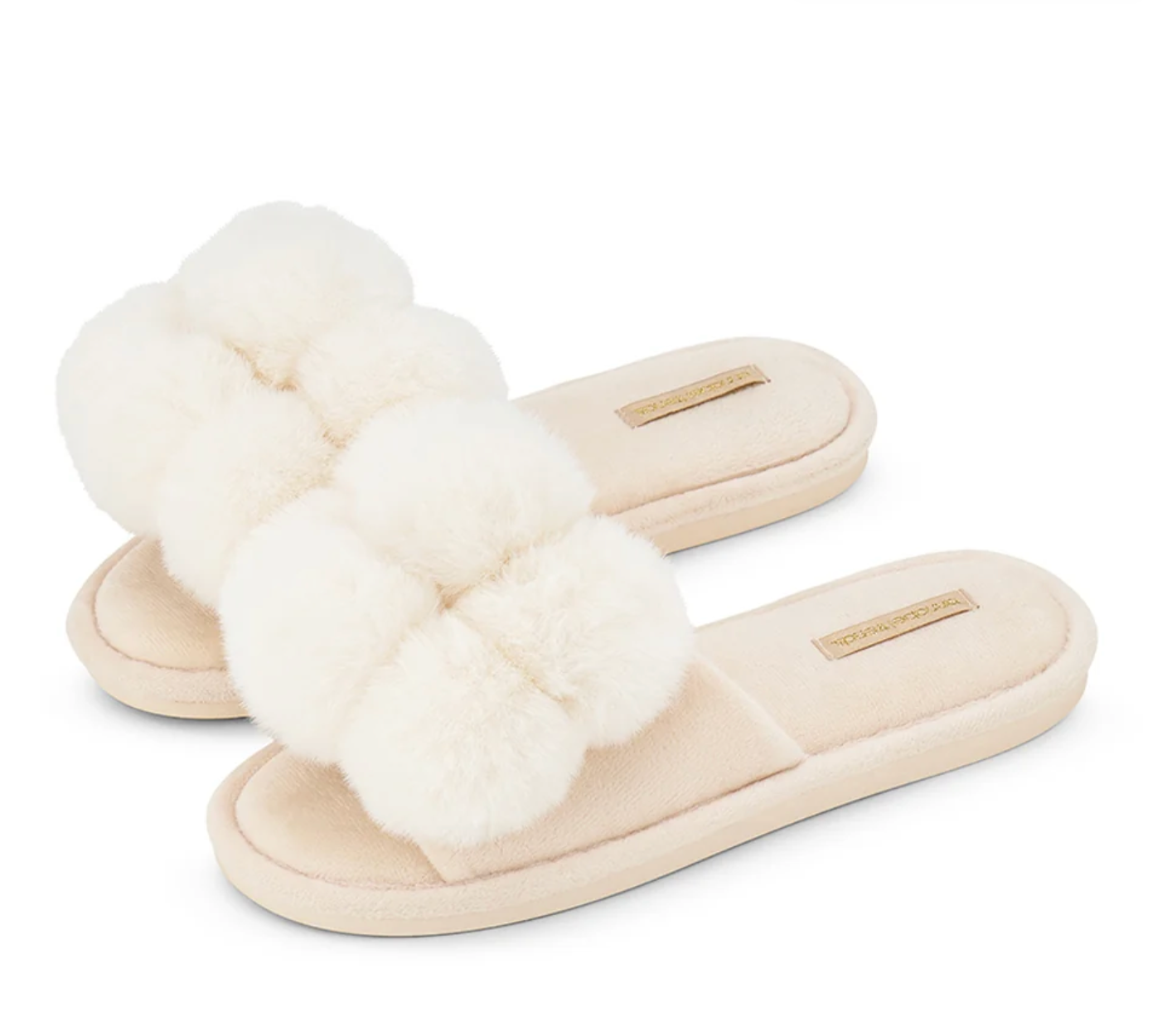 Cosy Luxe Pom Pom Slippers