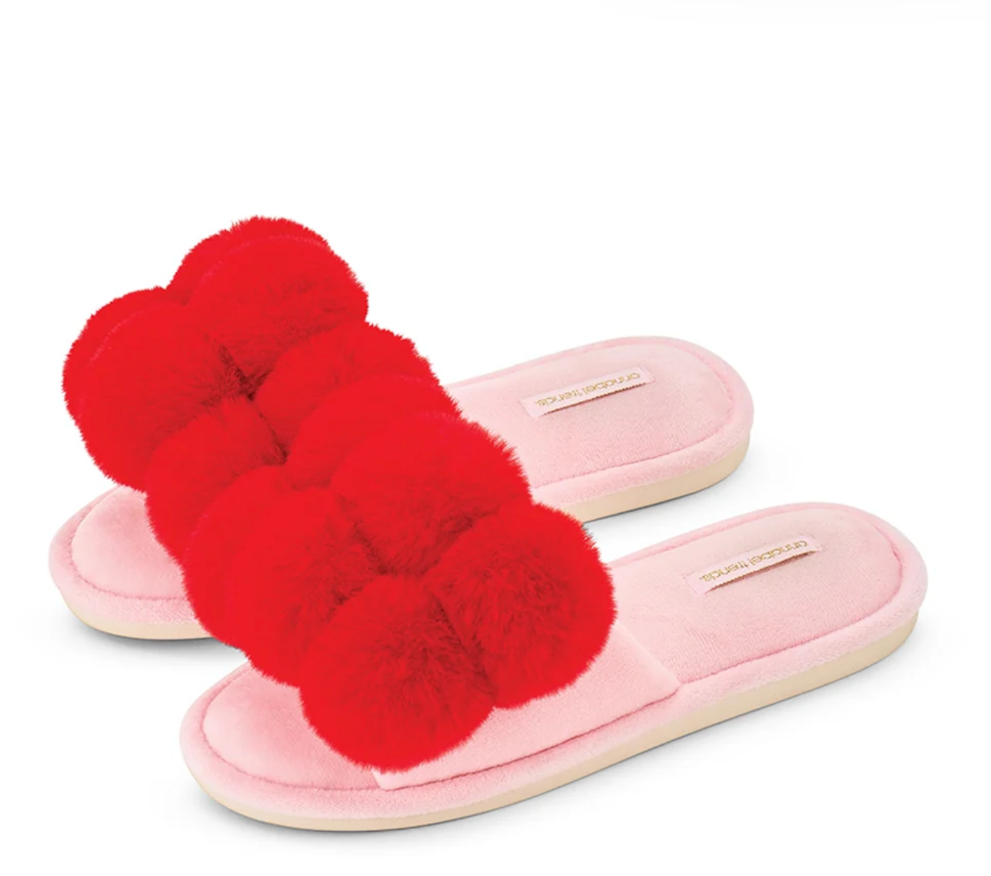 Cosy Luxe Pom Pom Slippers