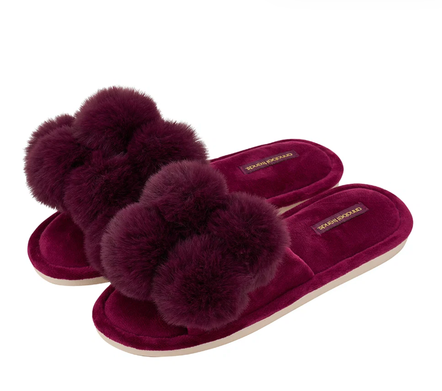 Cosy Luxe Pom Pom Slippers
