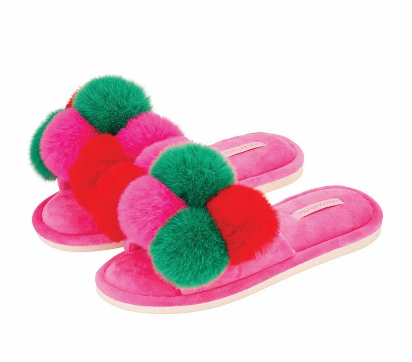 Cosy Luxe Pom Pom Slippers