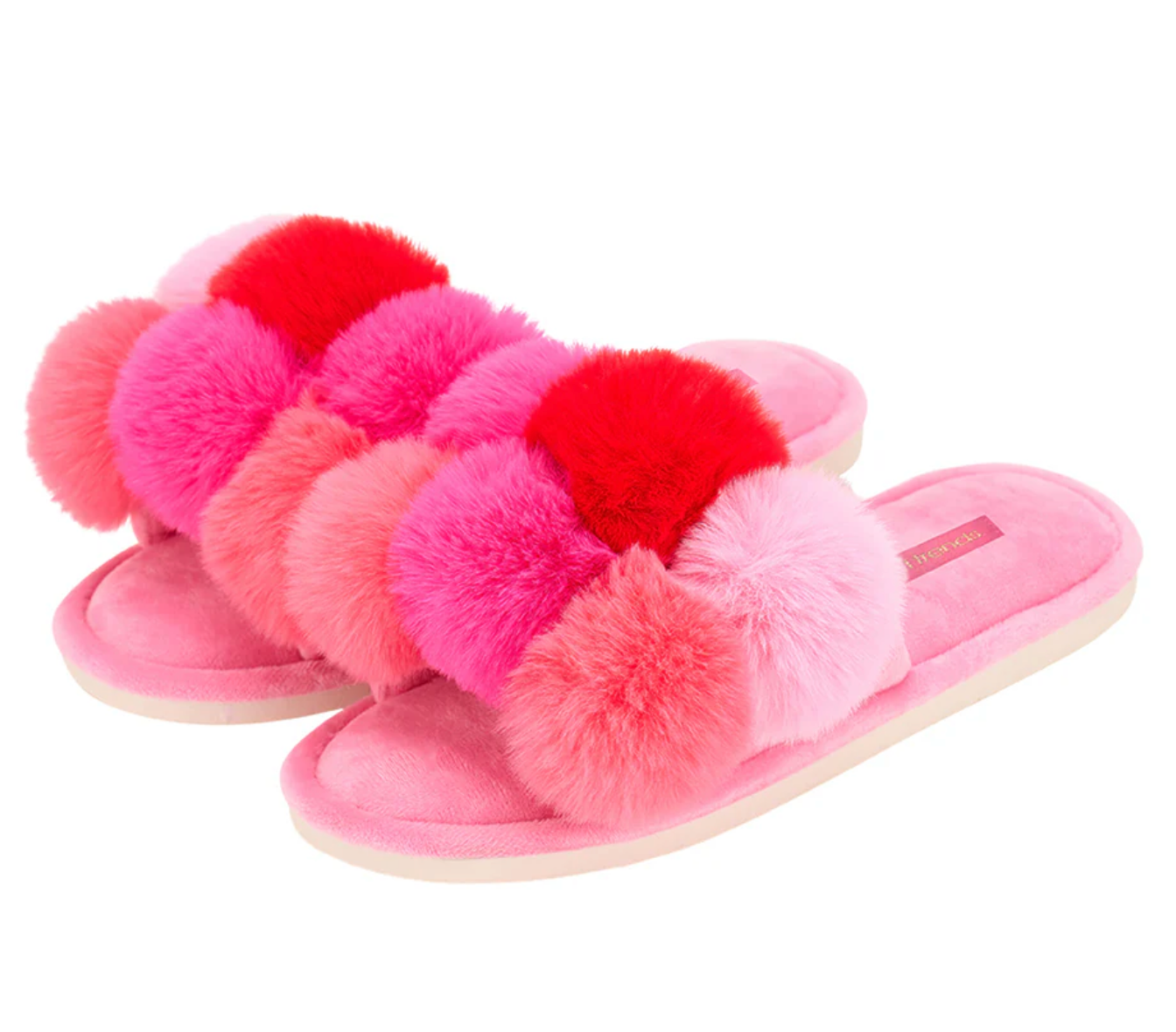 Cosy Luxe Pom Pom Slippers