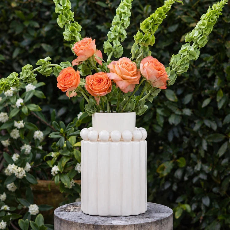 Noss & Co - Ivory Vase